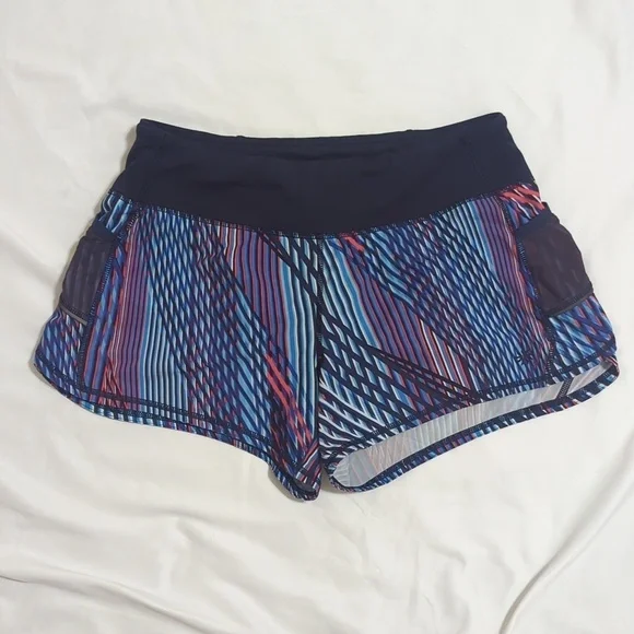 Athleta Ready Set Go 2 in 1 Shorts, Color Navy/Black Size S - Picture 2 of 16